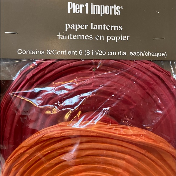 Pier 1 PRIDE Rainbow Colors Paper Lanterns LED Lights Included Festive Fun - Picture 3 of 5